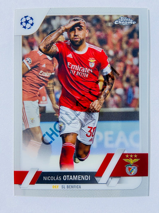 Nicolás Otamendi - SL Benfica 2022-23 Topps Chrome UEFA Club Competitions #15