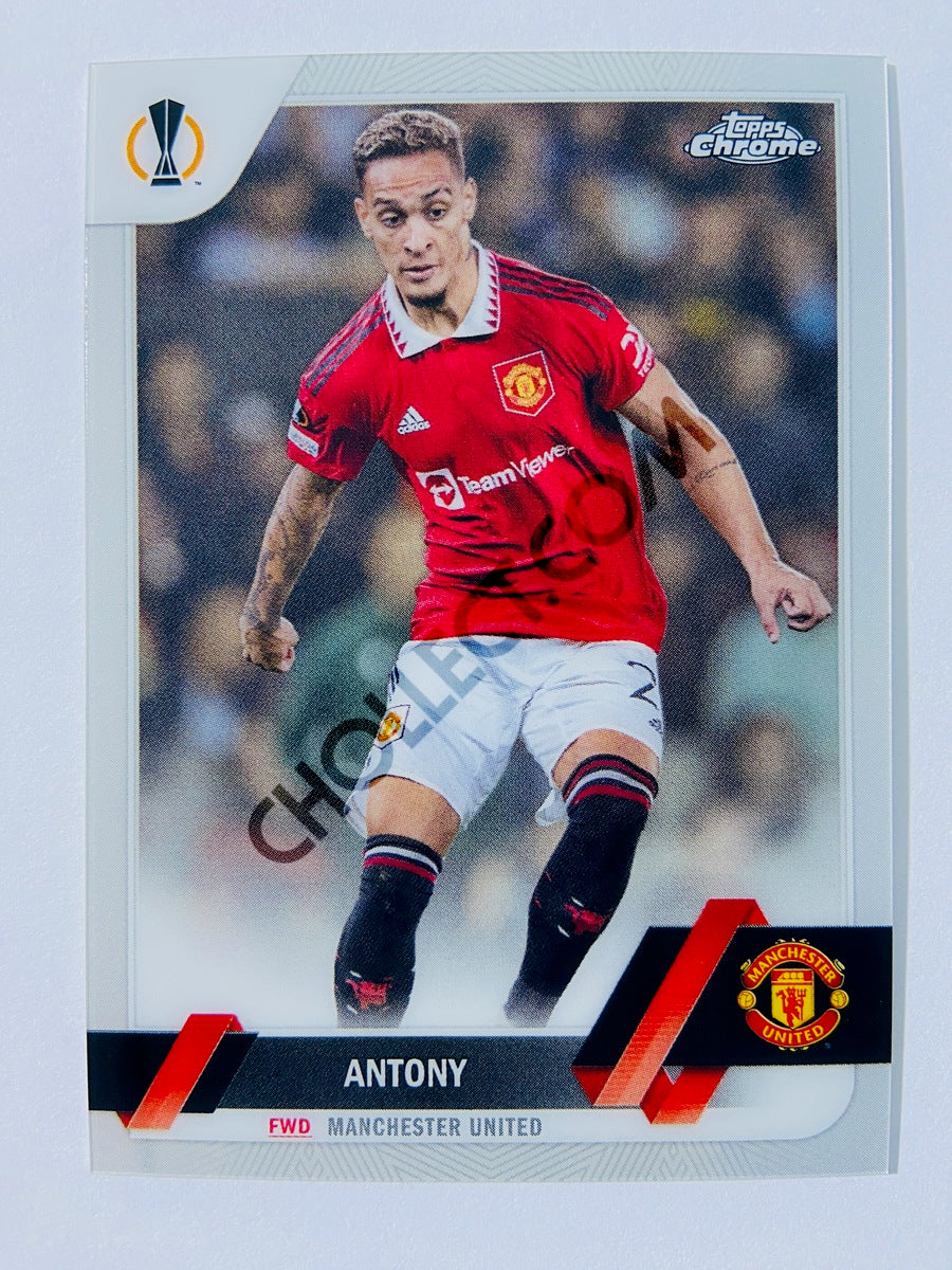 Antony - Manchester United 2022-23 Topps Chrome UEFA Club Competitions #21