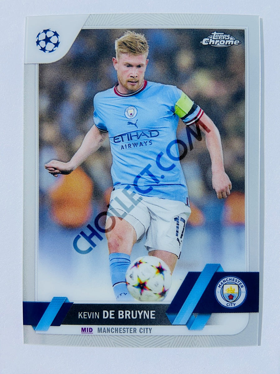 Kevin De Bruyne - Manchester City 2022-23 Topps Chrome UEFA Club Competitions #33