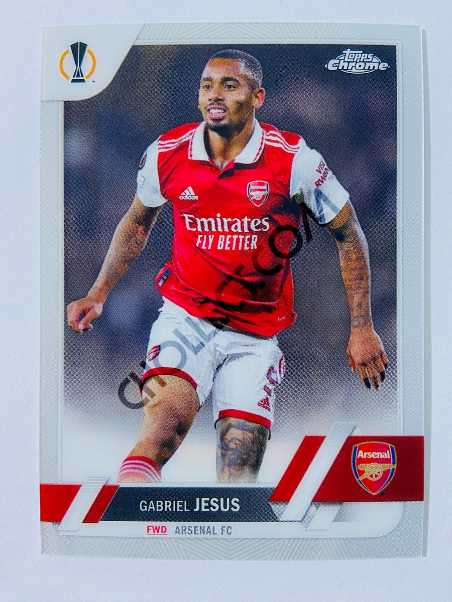 Gabriel Jesus - Arsenal FC 2022-23 Topps Chrome UEFA Club Competitions #38