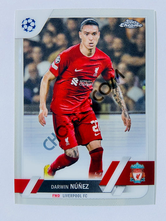 Darwin Núñez - Liverpool FC 2022-23 Topps Chrome UEFA Club Competitions #56