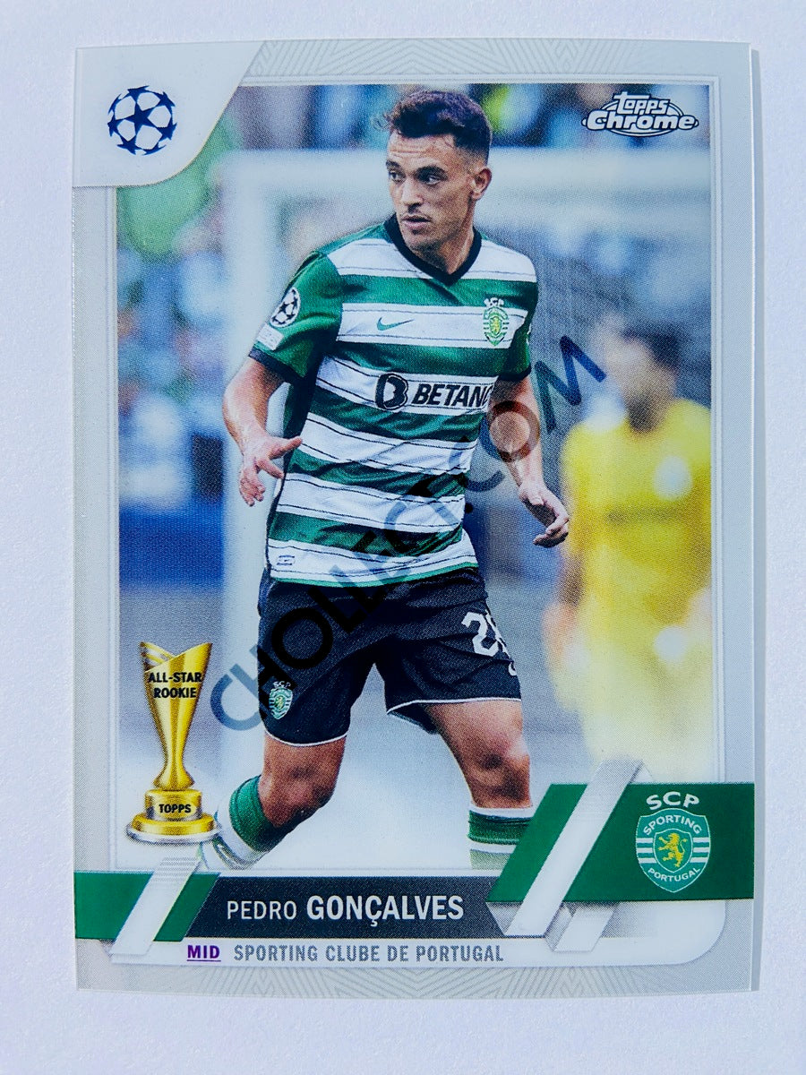 Pedro Gonçalves - Sporting Clube de Portugal 2022-23 Topps Chrome UEFA Club Competitions #132