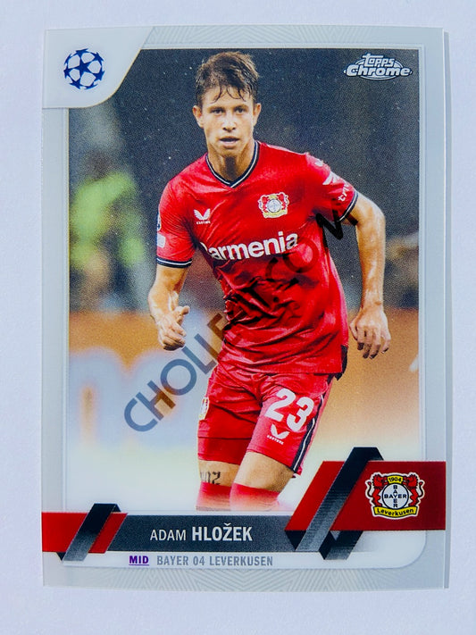 Adam Hložek - Bayer 04 Leverkusen 2022-23 Topps Chrome UEFA Club Competitions #148