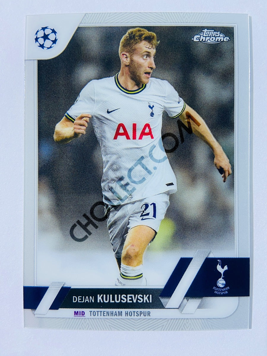 Dejan Kulusevski - Tottenham Hotspur 2022-23 Topps Chrome UEFA Club Competitions #191