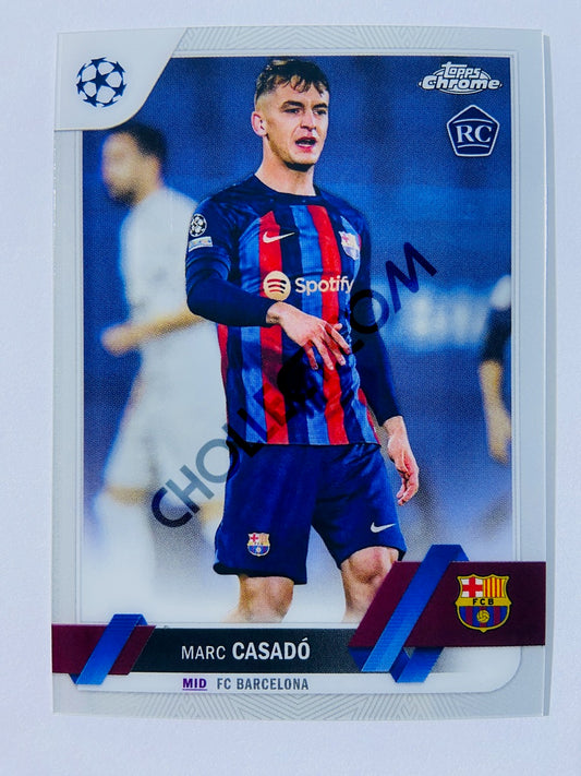 Marc Casadó - FC Barcelona 2022-23 Topps Chrome UEFA Club Competitions RC Rookie #104