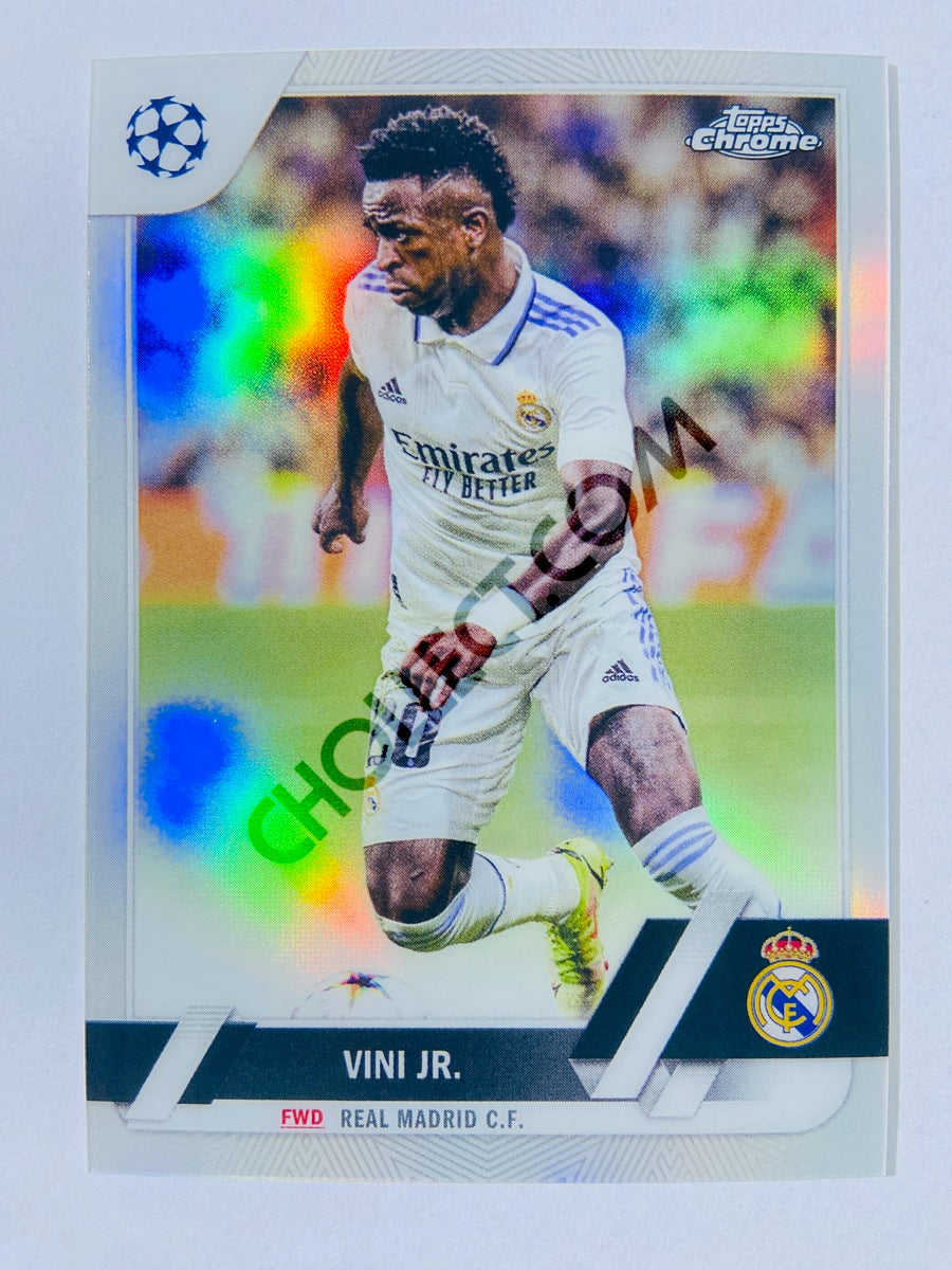 Vini Jr. - Real Madrid C.F. 2022-23 Topps Chrome UEFA Club Competitions Refractor #20