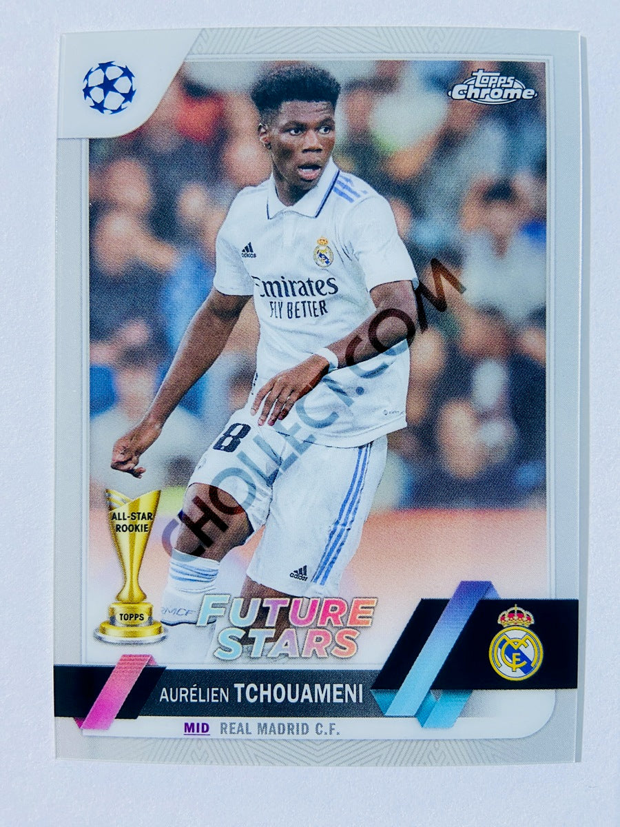 Aurelien Tchouameni - Real Madrid C.F. 2022-23 Topps Chrome UEFA Club Competitions Future Stars #124