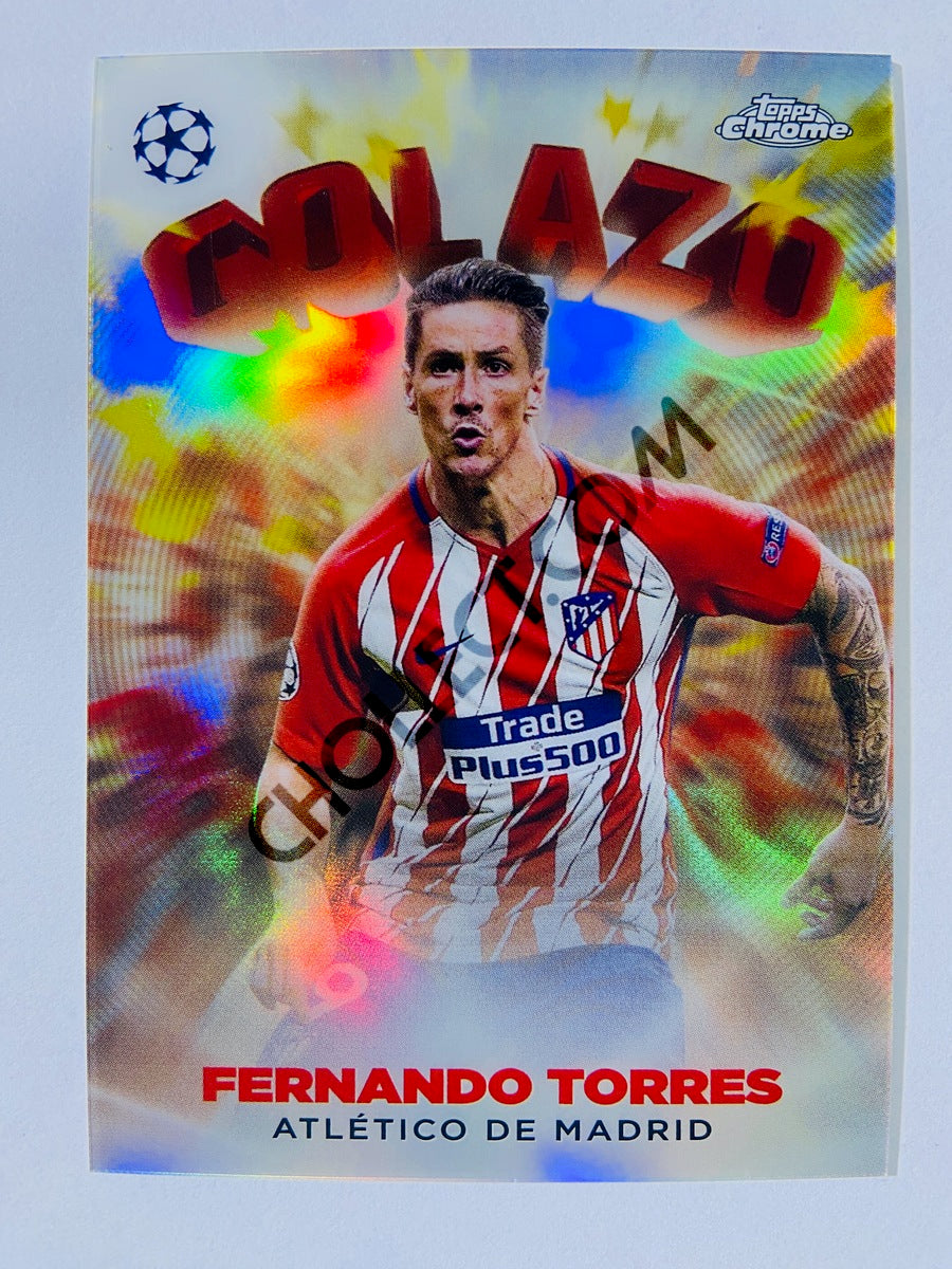 Fernando Torres - Atletico de Madrid 2022-23 Topps Chrome UEFA Club Competitions Golazo #G-5