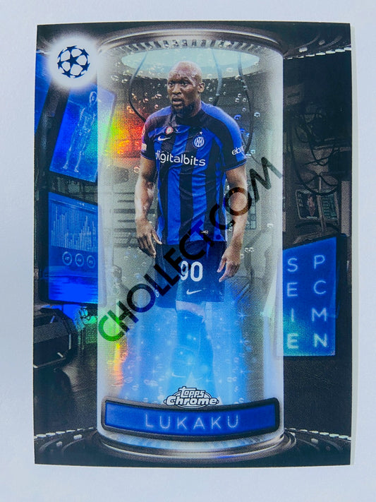 Romelu Lukaku - FC Internationale Milano 2022-23 Topps Chrome UEFA Club Competitions Specimen Insert #S-12