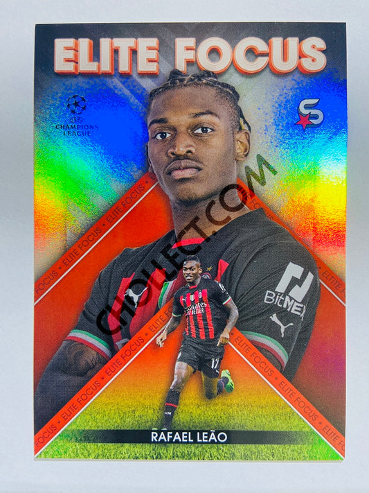 Rafael Leão - AC Milan 2022-23 Topps UEFA Superstars Elite Focus Insert #EF-RLE