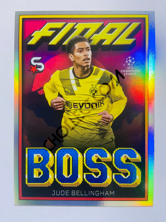 Jude Bellingham - Borussia Dortmund 2022-23 Topps UEFA Superstars Final Boss Insert #FB-JB