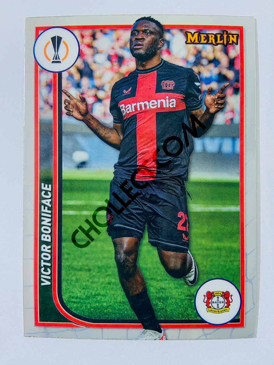 Victor Boniface - Bayer 04 Leverkusen 2023-24 Topps Merlin #23