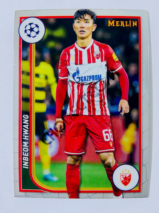 Inbeom Hwang - FK Crvena zvezda 2023-24 Topps Merlin #62