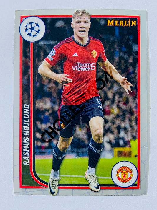 Rasmus Højlund - Manchester United 2023-24 Topps Merlin #81