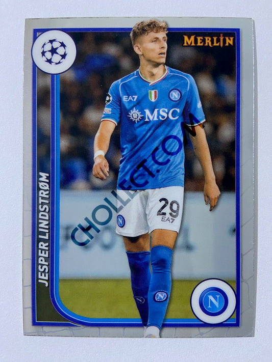 Jesper Lindstrøm - SSC Napoli 2023-24 Topps Merlin #126