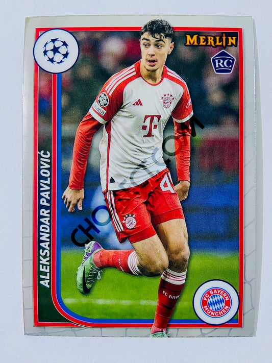 Aleksandar Pavlović - FC Bayern Mϋnchen 2023-24 Topps Merlin RC Rookie #42