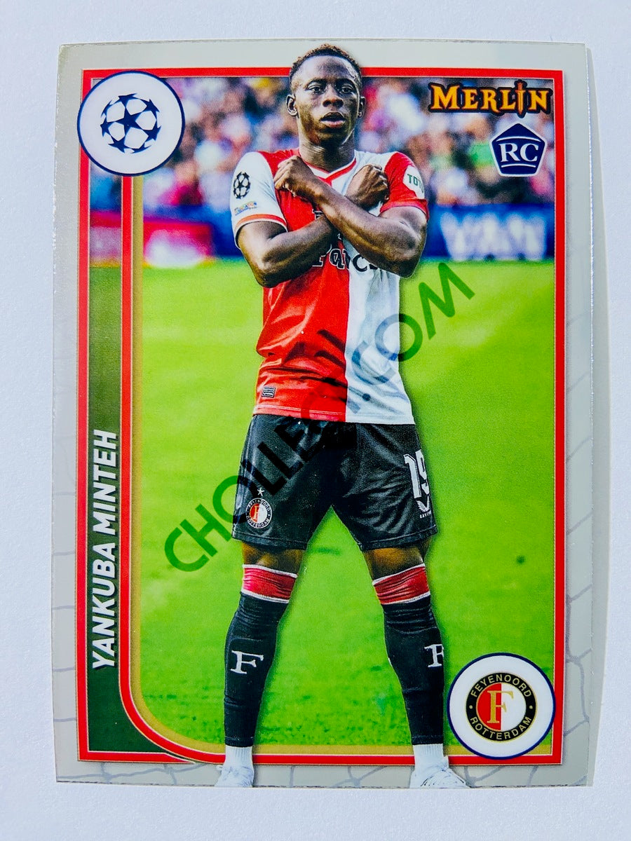 Yankuba Minteh - Feyenoord 2023-24 Topps Merlin RC Rookie #56