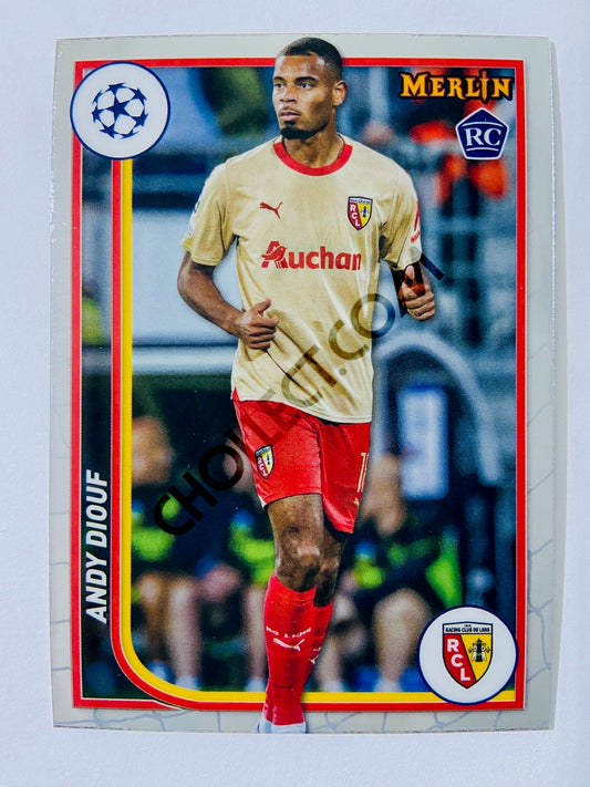 Andy Diouf - RC Lens 2023-24 Topps Merlin RC Rookie #89