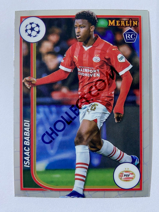 Isaac Babadi - PSV Eindhoven 2023-24 Topps Merlin RC Rookie #100