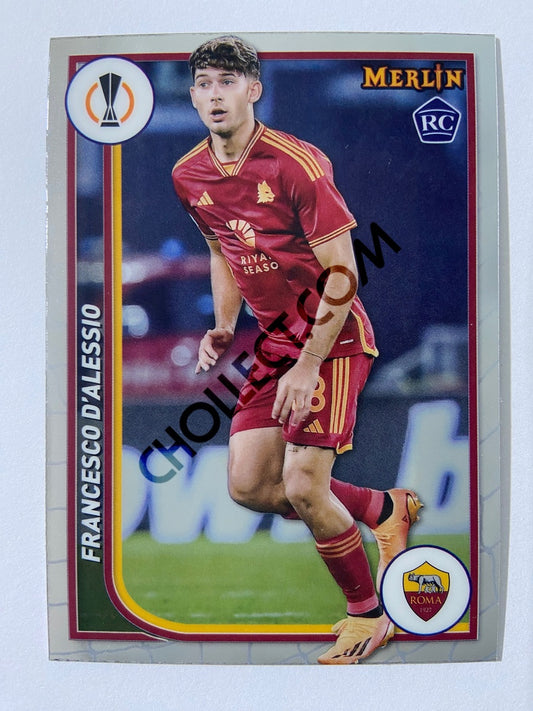 Francesco D’alessio - AS Roma 2023-24 Topps Merlin RC Rookie #134