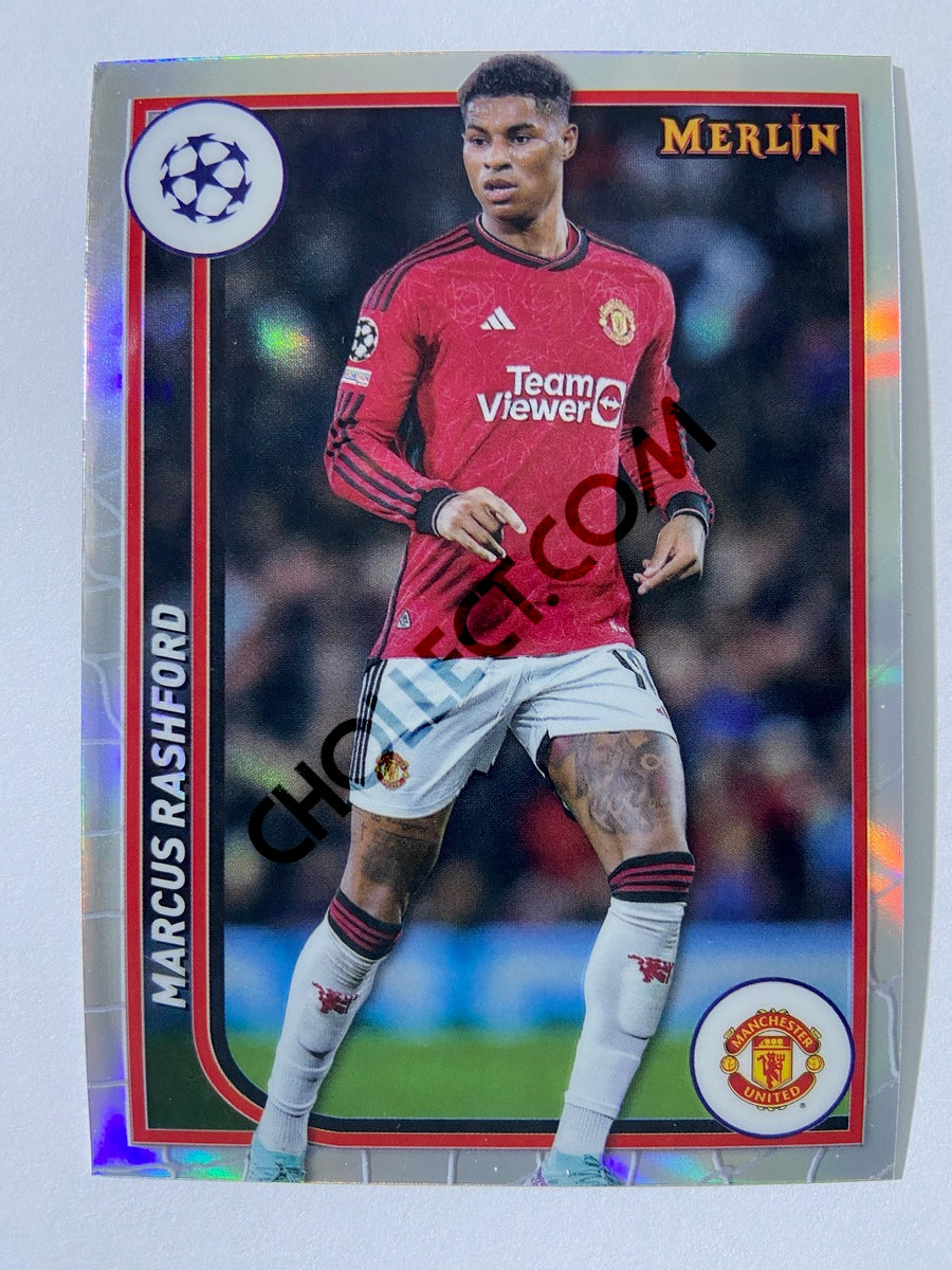 Marcus Rashford - Manchester United 2023-24 Topps Merlin Refractor #80