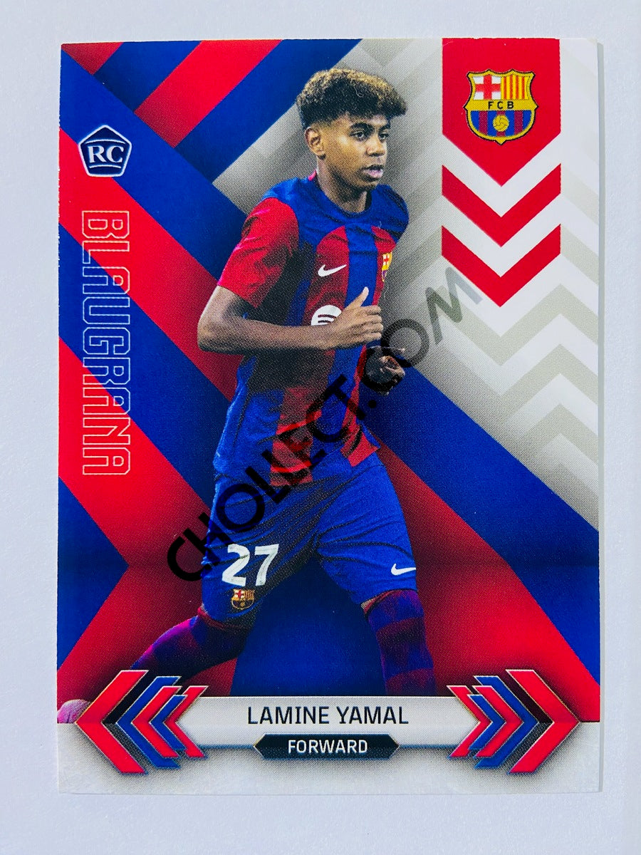 Lamine Yamal – FC Barcelona 2023-24 Topps FC Barcelona Official Team Set Blaugrana RC Rookie #BL-1