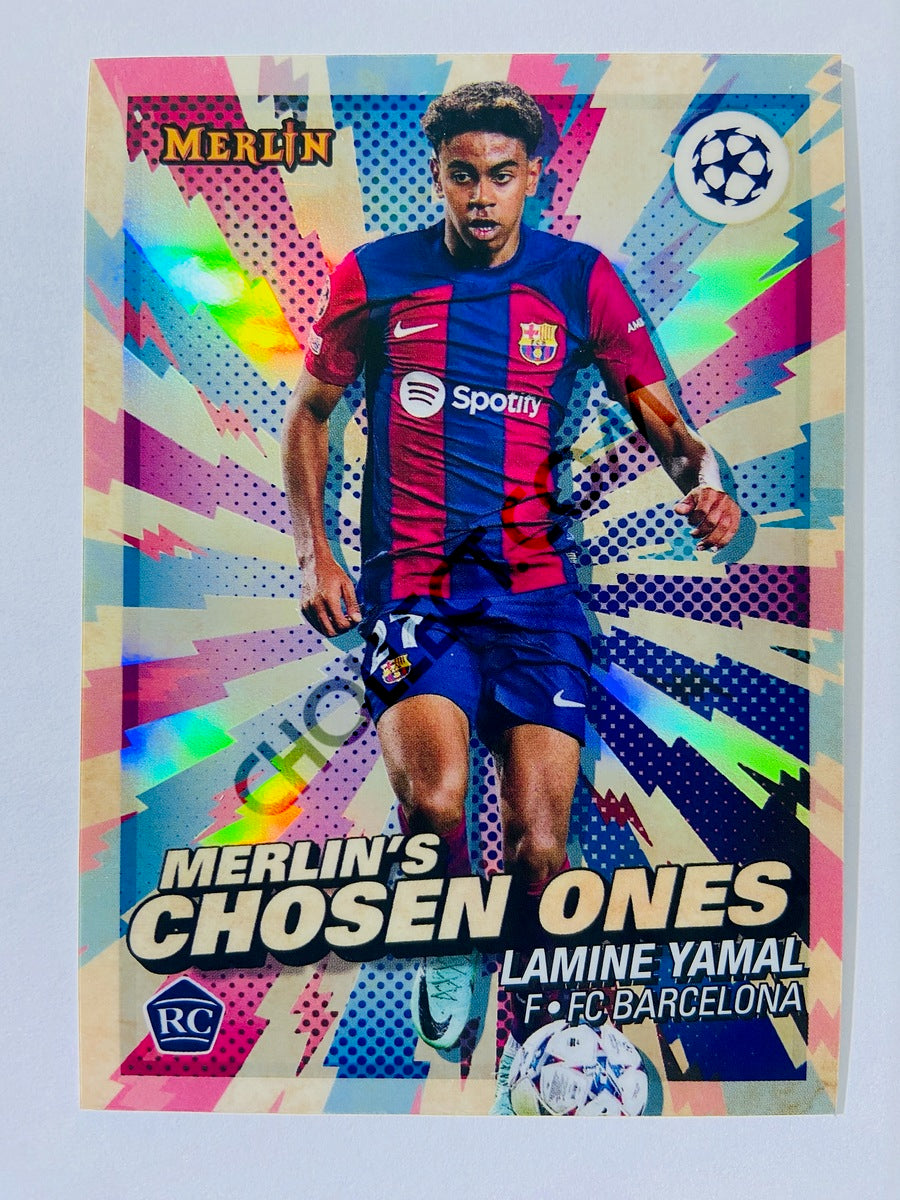 Lamine Yamal - FC Barcelona 2023-24 Topps Merlin Merlin's Chosen Ones RC Rookie Insert #MC-1