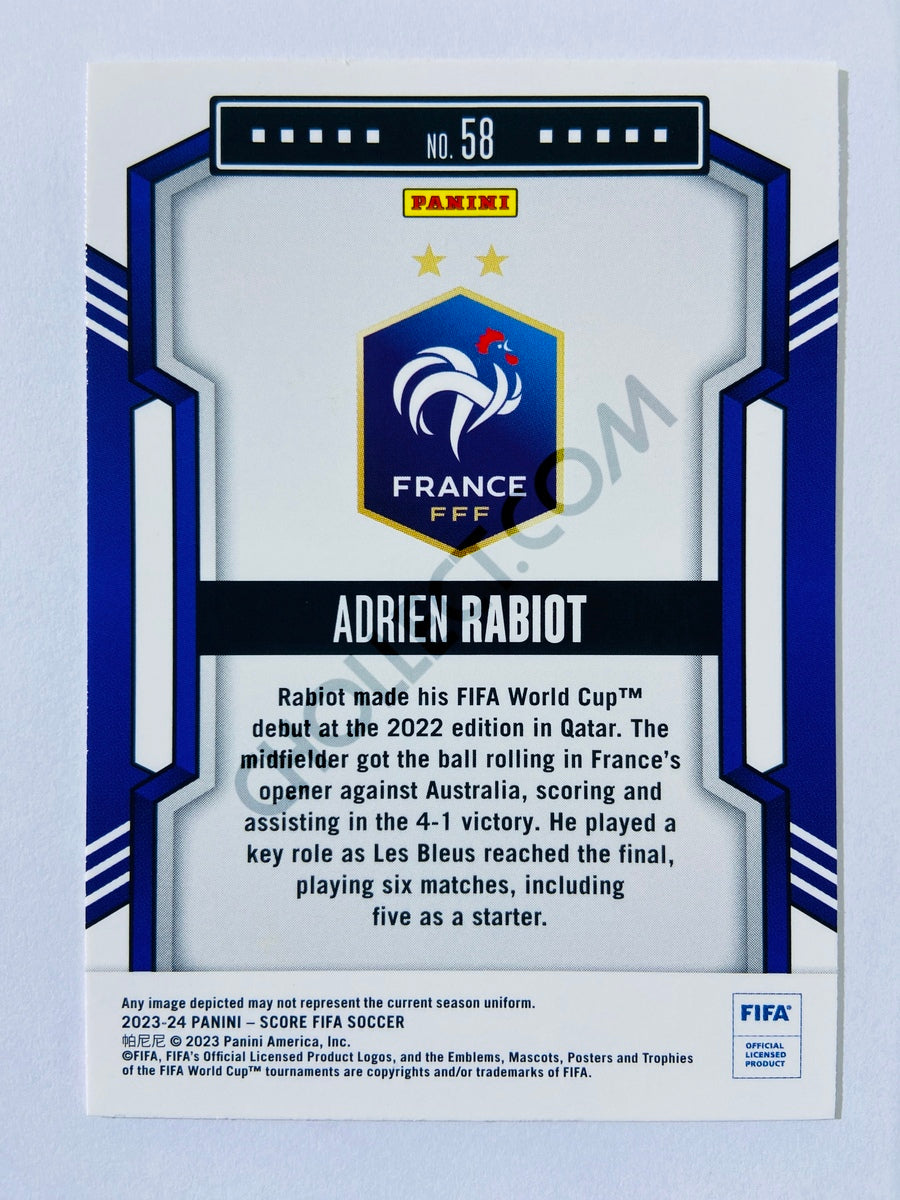 Adrien Rabiot – France 2023-24 Panini Score FIFA #58