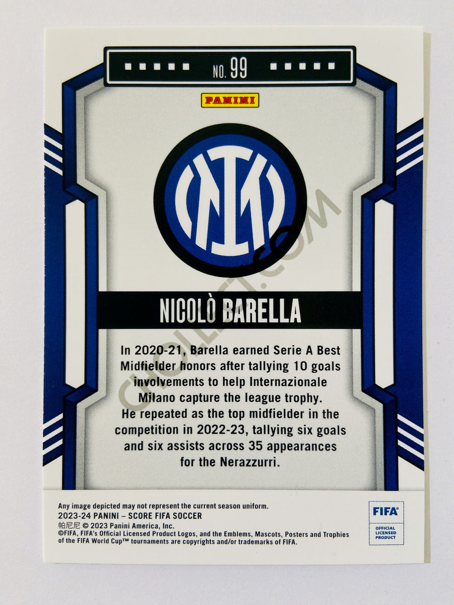 Nicolo Barella – FC Internazionale Milano 2023-24 Panini Score FIFA #99