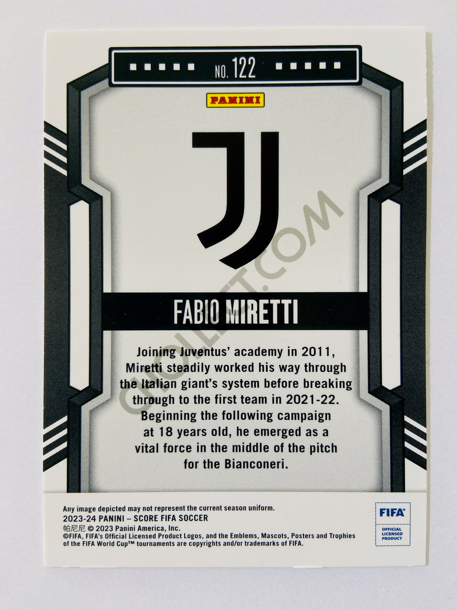 Fabio Miretti - Juventus 2023-24 Panini Score FIFA #122