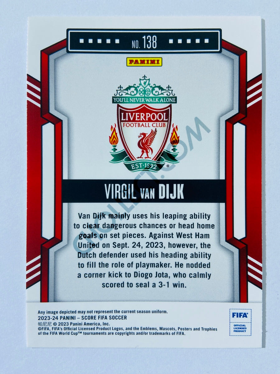 Virgil Van Dijk – Liverpool FC 2023-24 Panini Score FIFA #138