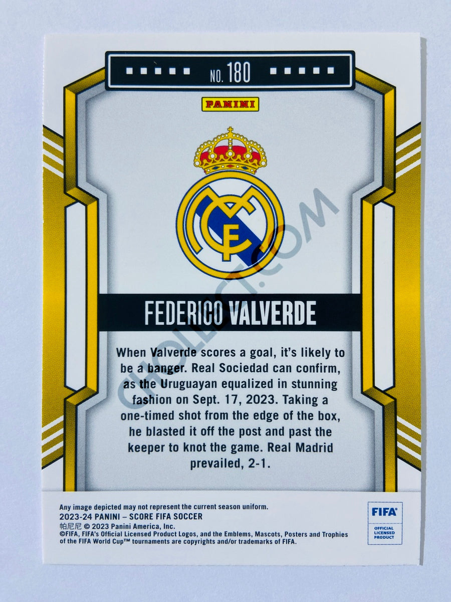 Federico Valverde – Real Madrid 2023-24 Panini Score FIFA #180