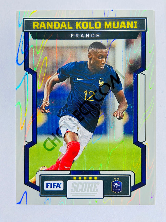 Randal Kolo Muani - France 2023-24 Panini Score FIFA Swirl Parallel #62