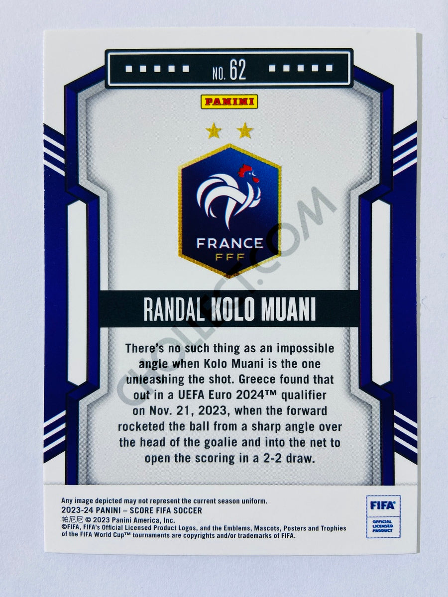 Randal Kolo Muani - France 2023-24 Panini Score FIFA Swirl Parallel #62