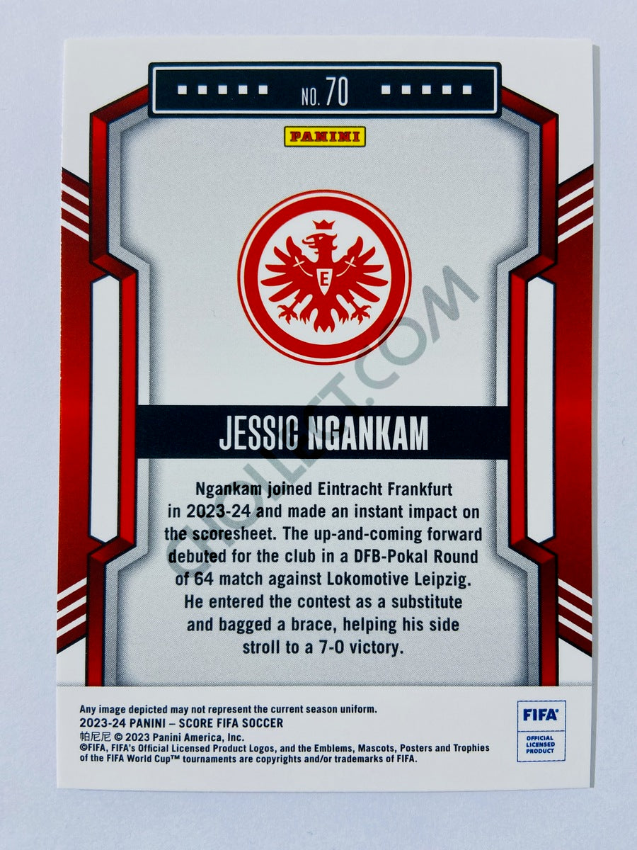 Jessic Ngankam – Eintracht Frankfurt 2023-24 Panini Score FIFA Laser Parallel #70