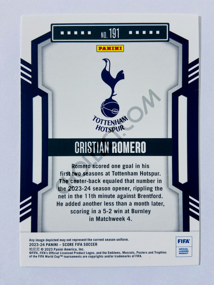 Christian Romero – Tottenham Hotspur 2023-24 Panini Score FIFA Laser Parallel #191