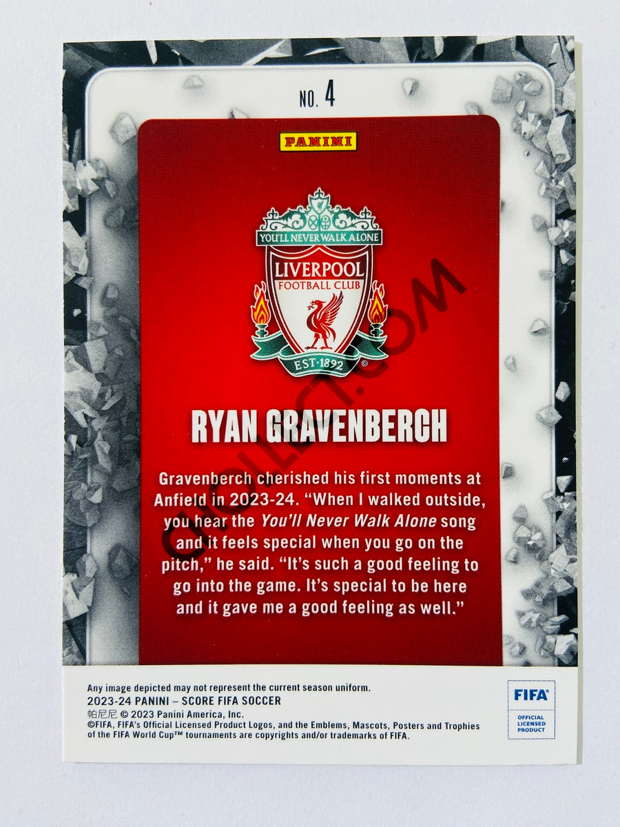 Ryan Gravenberch – Liverpool FC 2023-24 Panini Score FIFA Breakthrough Insert #4