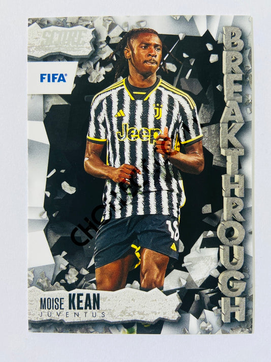 Moise Kean – Juventus 2023-24 Panini Score FIFA Breakthrough Insert #23