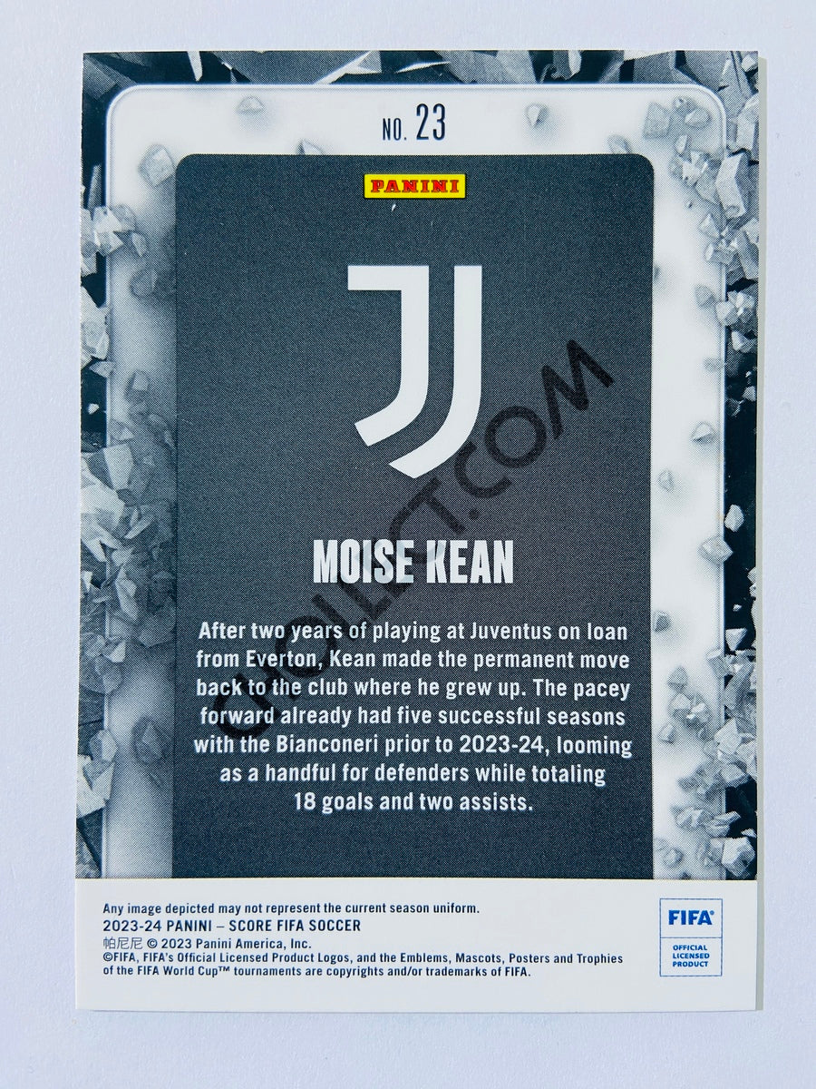 Moise Kean – Juventus 2023-24 Panini Score FIFA Breakthrough Insert #23