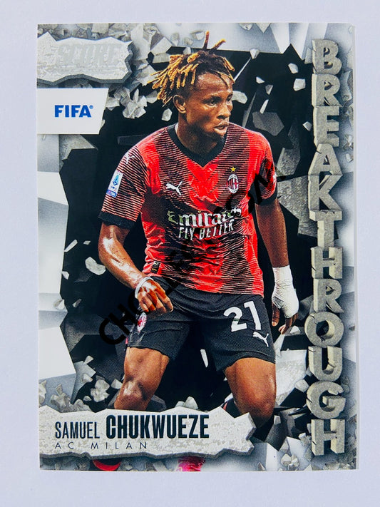 Samuel Chukwueze – AC Milan 2023-24 Panini Score FIFA Breakthrough Insert #27