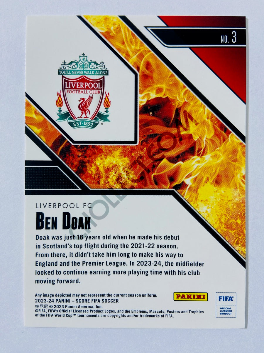 Ben Doak – Liverpool FC 2023-24 Panini Score FIFA Hot Rookies Insert #3