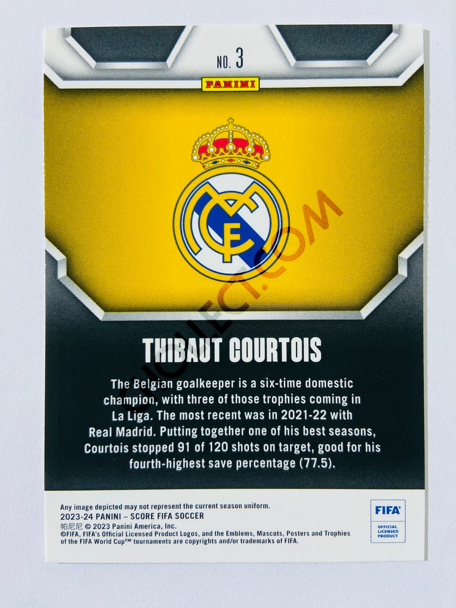 Thibaut Courtois – Real Madrid 2023-24 Panini Score FIFA Keepers Insert #3