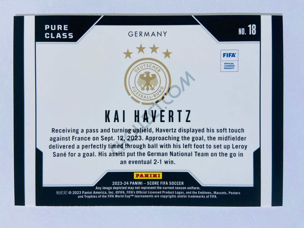 Kai Havertz – Germany 2023-24 Panini Score FIFA Pure Class Insert #18