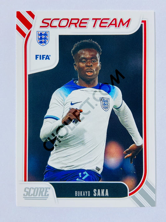 Bukayo Saka – England 2023-24 Panini Score FIFA Score Team Insert #3