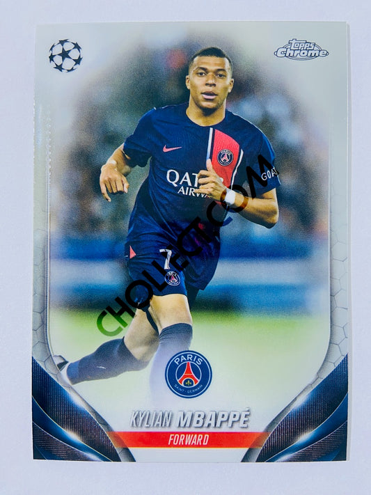 Kylian Mbappe - Paris Saint-Germain 2023-24 Topps Chrome UEFA Club Competitions #21