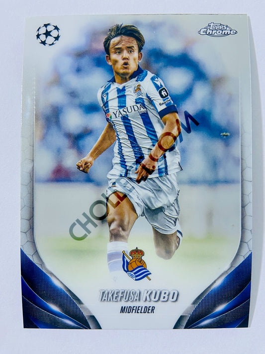 Takefusa Kubo - Real Sociedad de Futbol 2023-24 Topps Chrome UEFA Club Competitions #45