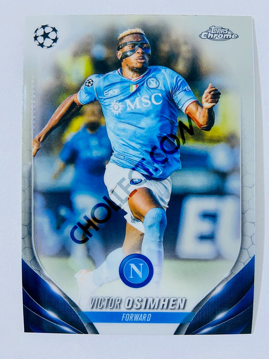 Victor Osimhen - SSC Napoli 2023-24 Topps Chrome UEFA Club Competitions #58