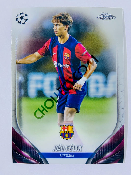 João Felix - FC Barcelona 2023-24 Topps Chrome UEFA Club Competitions #71