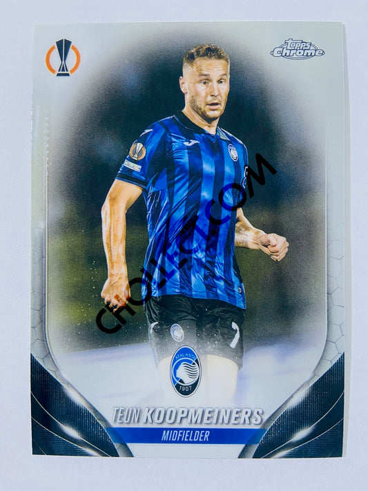 Teun Koopmeiners - Atalanta BC 2023-24 Topps Chrome UEFA Club Competitions #88