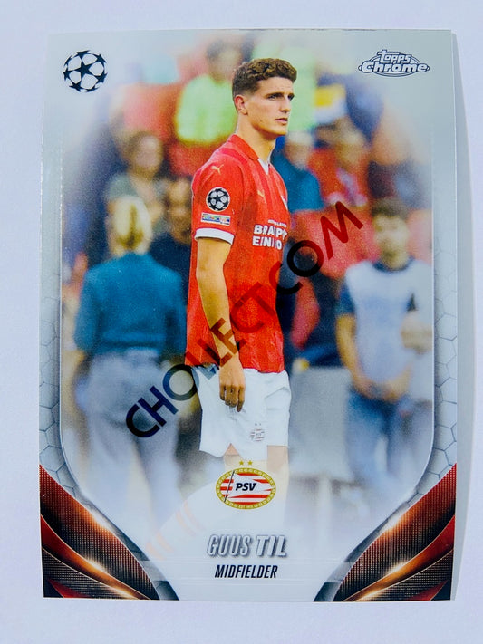 Guus Til - PSV Eindhoven 2023-24 Topps Chrome UEFA Club Competitions #102